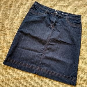 Boden A-Line Denim Skirt